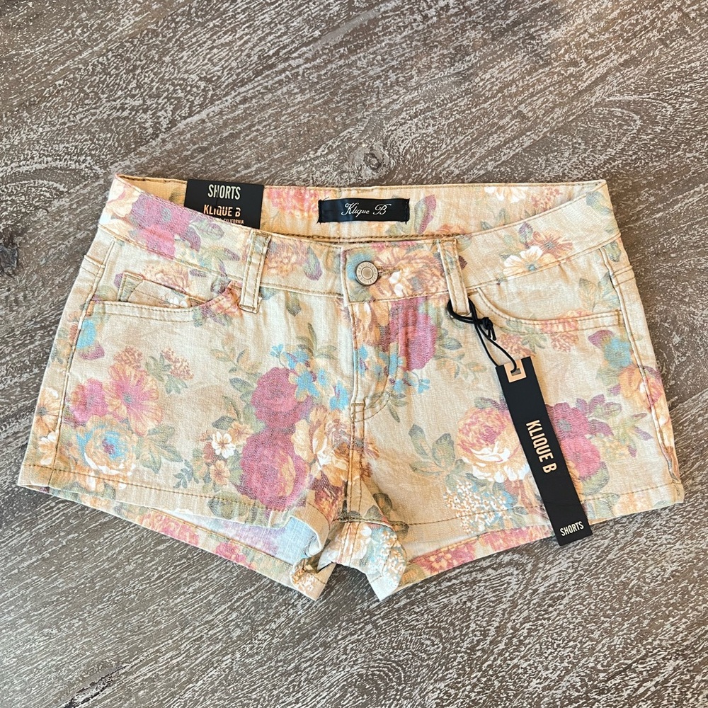 Klique B floral shorts